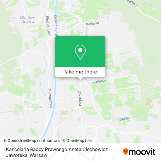 Kancelaria Radcy Prawnego Aneta Ciechowicz Jaworska map