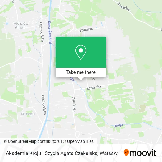 Akademia Kroju i Szycia Agata Czekalska map