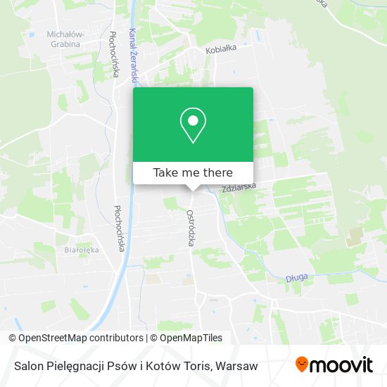 Salon Pielęgnacji Psów i Kotów Toris map