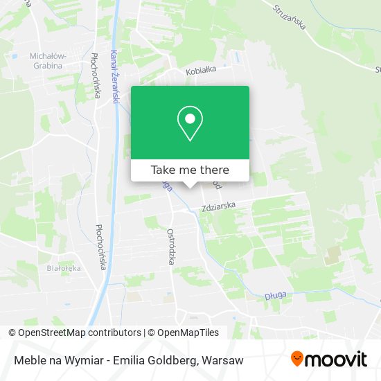 Meble na Wymiar - Emilia Goldberg map