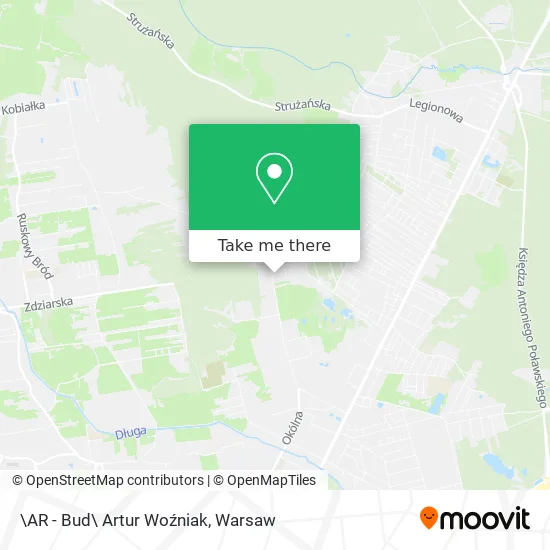 Карта \AR - Bud\ Artur Woźniak