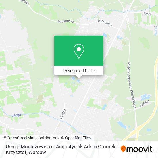 Usługi Montażowe s.c. Augustyniak Adam Gromek Krzysztof map