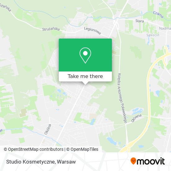 Studio Kosmetyczne map