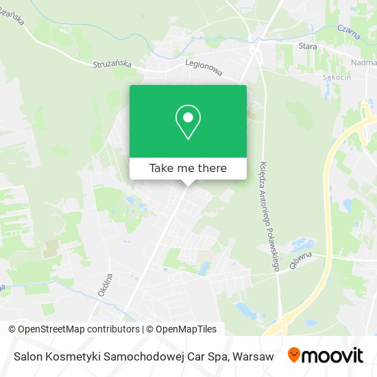 Salon Kosmetyki Samochodowej Car Spa map