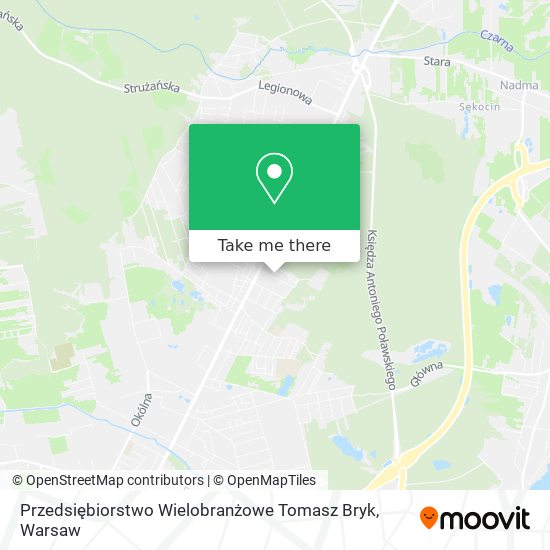 Przedsiębiorstwo Wielobranżowe Tomasz Bryk map