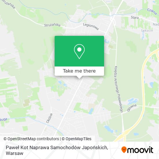 Paweł Kot Naprawa Samochodów Japońskich map