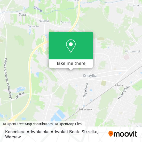 Карта Kancelaria Adwokacka Adwokat Beata Strzelka