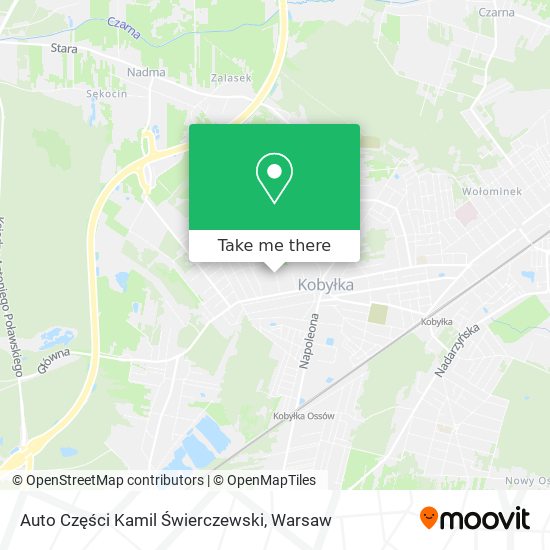 Auto Części Kamil Świerczewski map