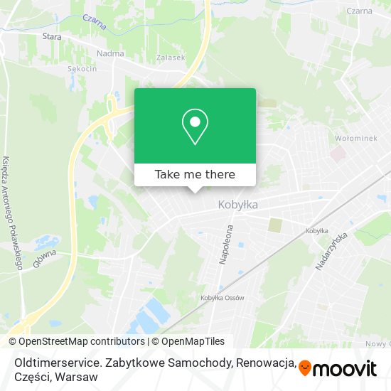 Oldtimerservice. Zabytkowe Samochody, Renowacja, Części map