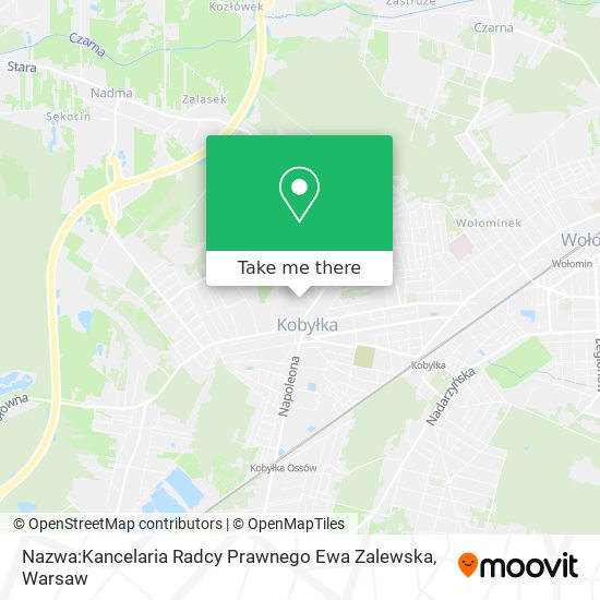 Карта Nazwa:Kancelaria Radcy Prawnego Ewa Zalewska