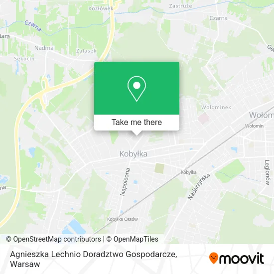 Карта Agnieszka Lechnio Doradztwo Gospodarcze