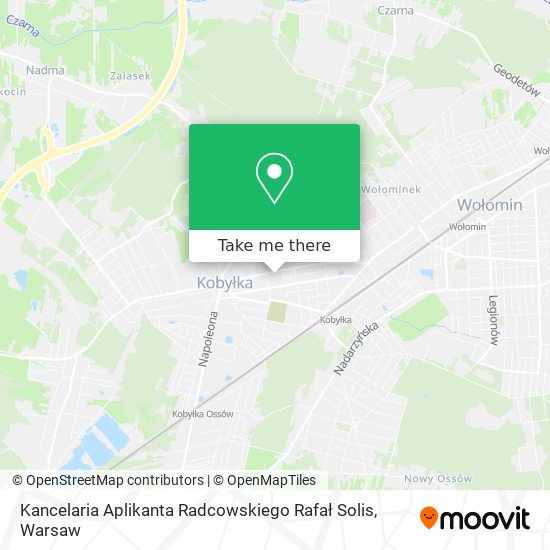 Kancelaria Aplikanta Radcowskiego Rafał Solis map