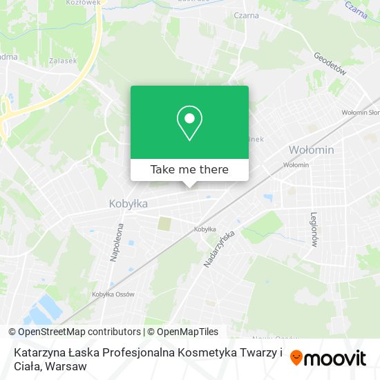 Katarzyna Łaska Profesjonalna Kosmetyka Twarzy i Ciała map