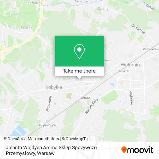 Jolanta Wojdyna Amma Sklep Spożywczo Przemysłowy map