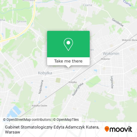 Gabinet Stomatologiczny Edyta Adamczyk Kutera map