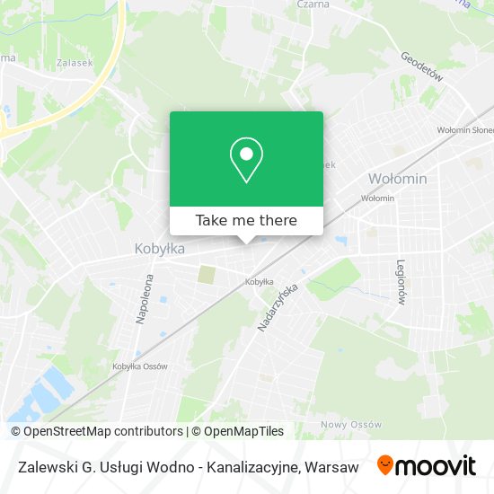 Zalewski G. Usługi Wodno - Kanalizacyjne map