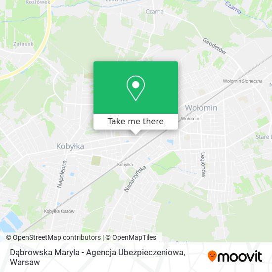 Dąbrowska Maryla - Agencja Ubezpieczeniowa map