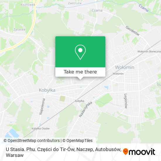 U Stasia. Phu. Części do Tir-Ów, Naczep, Autobusów map