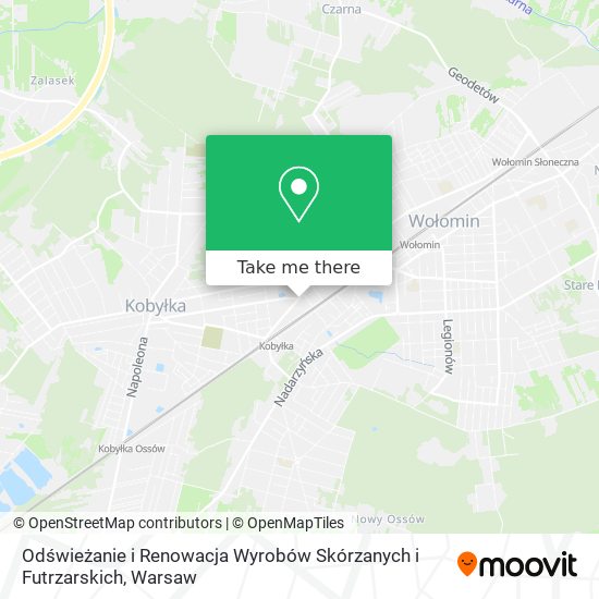 Odświeżanie i Renowacja Wyrobów Skórzanych i Futrzarskich map