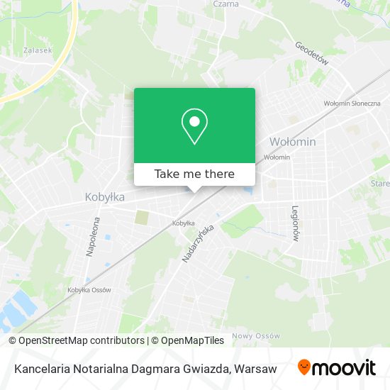 Kancelaria Notarialna Dagmara Gwiazda map