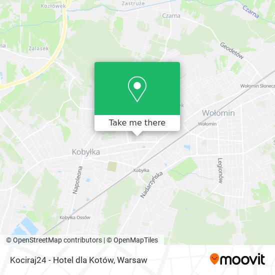 Kociraj24 - Hotel dla Kotów map