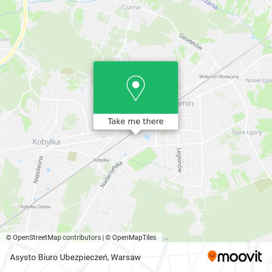 Asysto Biuro Ubezpieczeń map