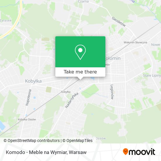 Komodo - Meble na Wymiar map