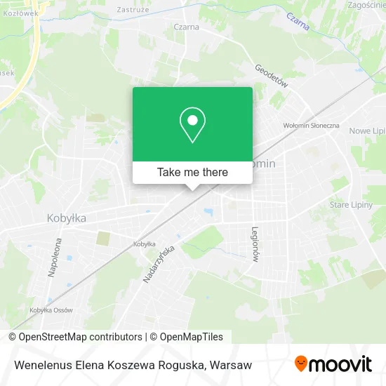 Wenelenus Elena Koszewa Roguska map