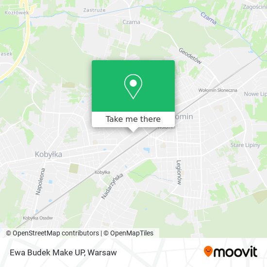 Ewa Budek Make UP map