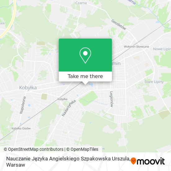 Nauczanie Języka Angielskiego Szpakowska Urszula map