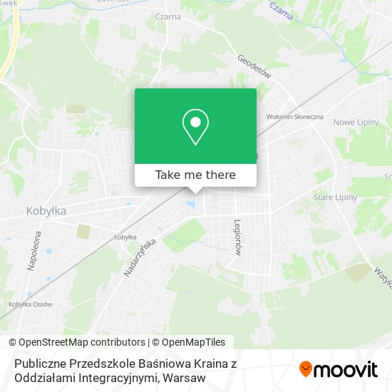 Publiczne Przedszkole Baśniowa Kraina z Oddziałami Integracyjnymi map