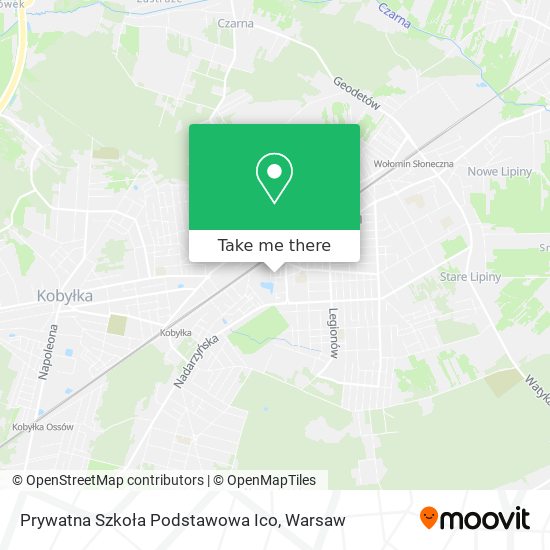 Prywatna Szkoła Podstawowa Ico map