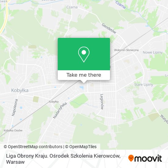 Liga Obrony Kraju. Ośrodek Szkolenia Kierowców map