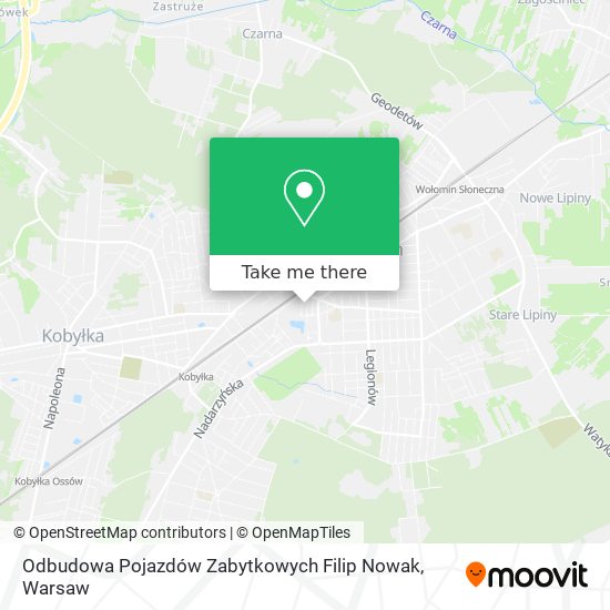 Odbudowa Pojazdów Zabytkowych Filip Nowak map