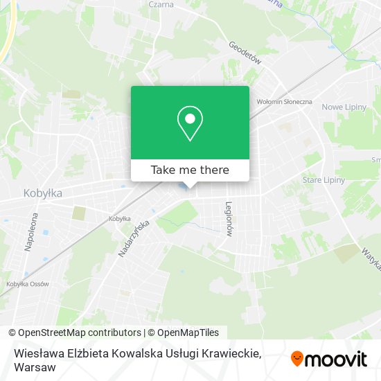 Wiesława Elżbieta Kowalska Usługi Krawieckie map