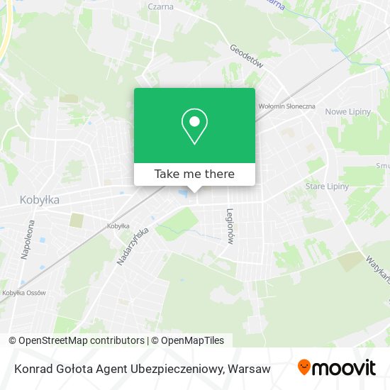 Konrad Gołota Agent Ubezpieczeniowy map