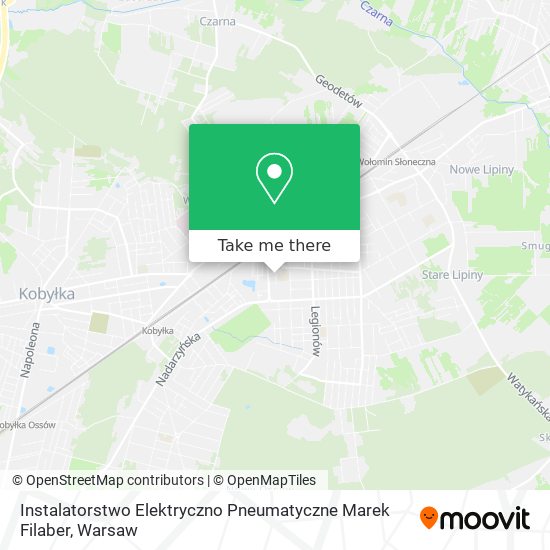 Instalatorstwo Elektryczno Pneumatyczne Marek Filaber map