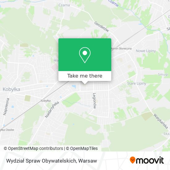 Wydział Spraw Obywatelskich map