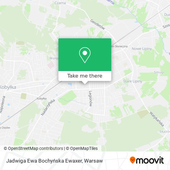 Jadwiga Ewa Bochyńska Ewaxer map