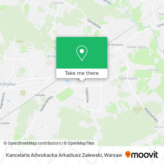 Kancelaria Adwokacka Arkadiusz Zalewski map