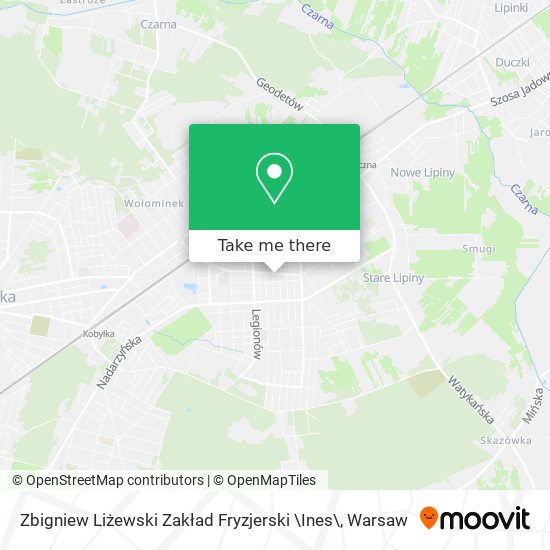 Zbigniew Liżewski Zakład Fryzjerski \Ines\ map