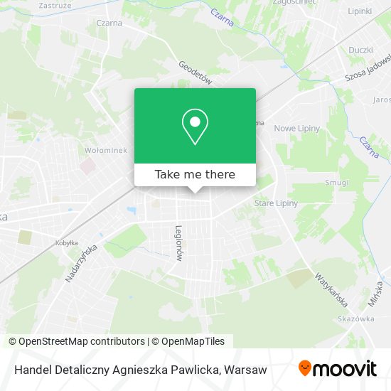 Handel Detaliczny Agnieszka Pawlicka map