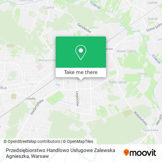 Przedsiębiorstwo Handlowo Usługowe Zalewska Agnieszka map