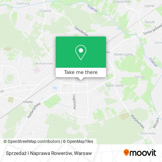 Sprzedaż i Naprawa Rowerów map