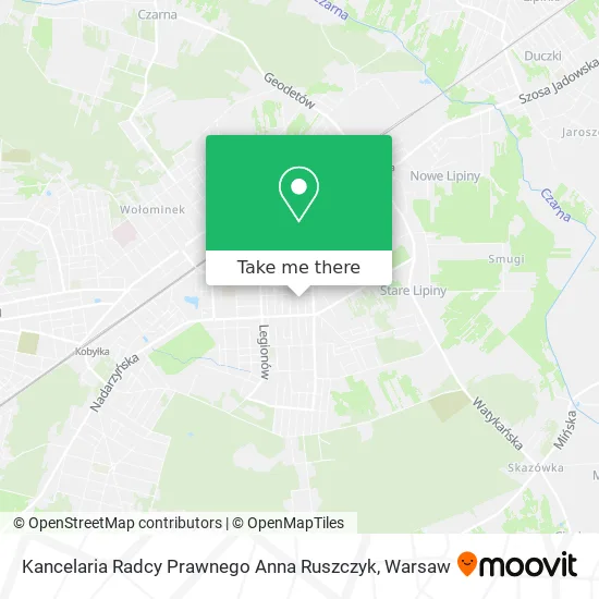 Карта Kancelaria Radcy Prawnego Anna Ruszczyk