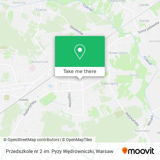 Przedszkole nr 2 im. Pyzy Wędrowniczki map