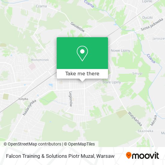 Falcon Training & Solutions Piotr Muzal map