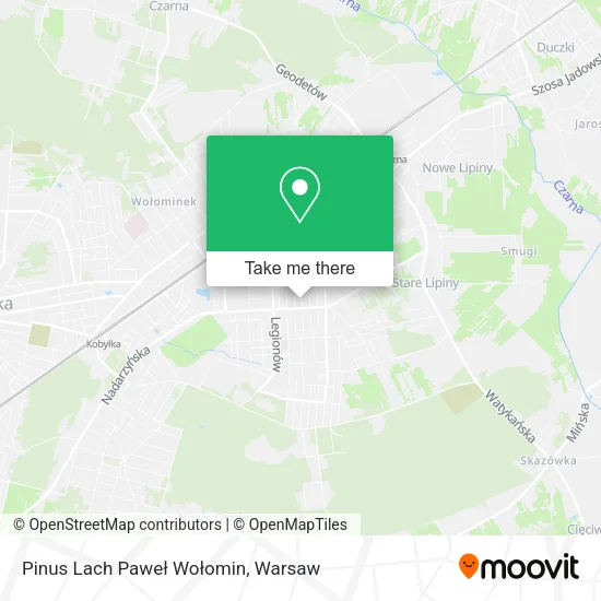 Карта Pinus Lach Paweł Wołomin