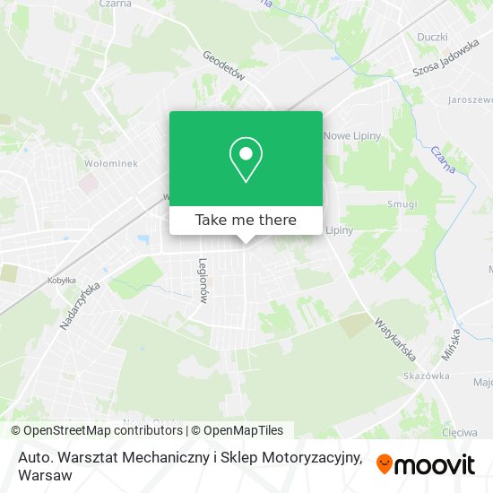 Auto. Warsztat Mechaniczny i Sklep Motoryzacyjny map