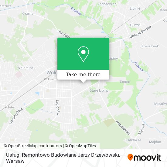 Usługi Remontowo Budowlane Jerzy Drzewowski map